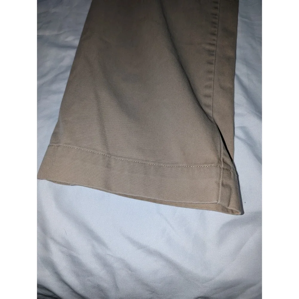 Polo‎ Ralph Lauren Mens 36x34 100% Cotton Khaki Dress Slacks